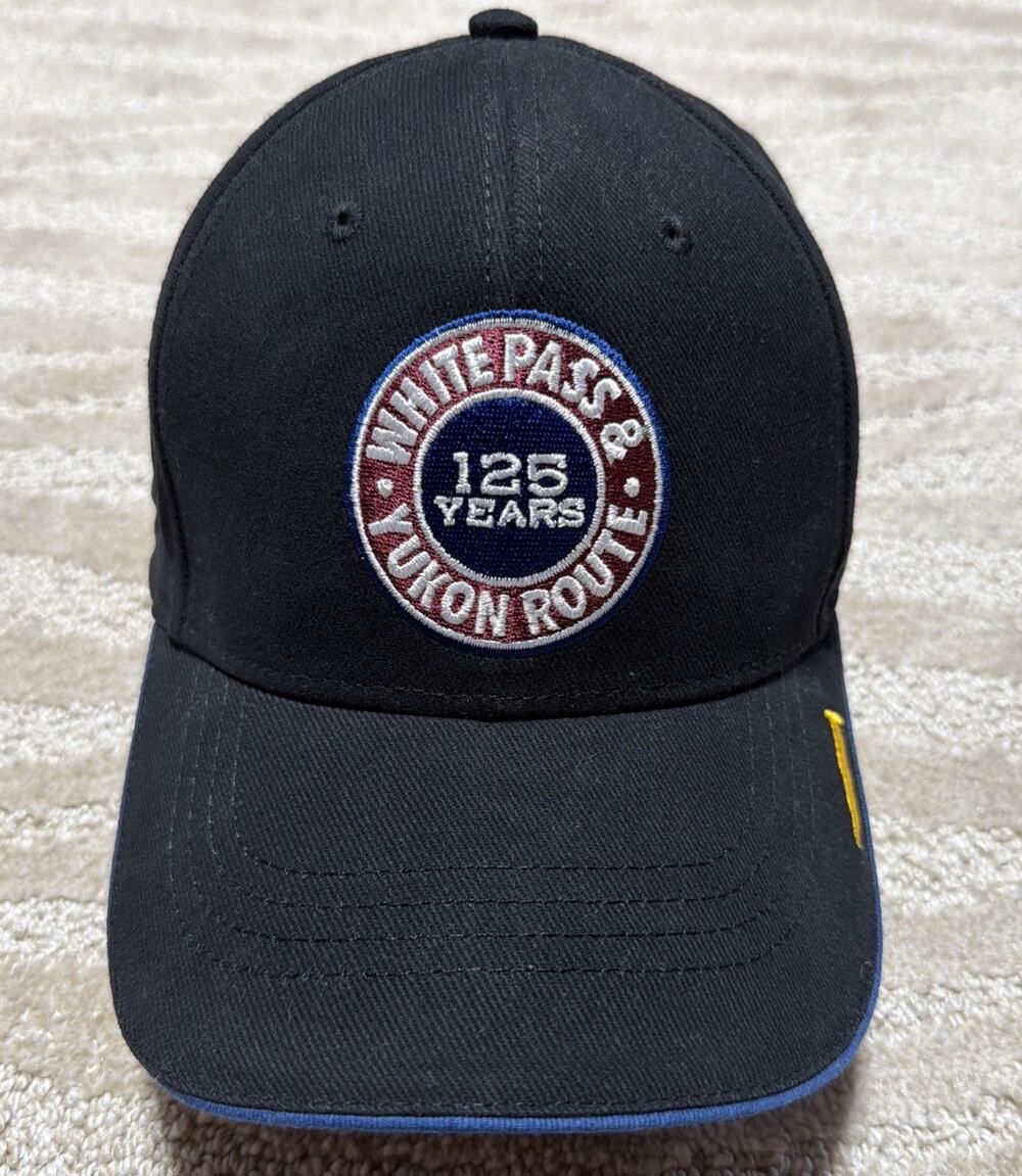 2024 125 Years WHITE PASS YUKON ROUTE SKAGWAY ALASKA RAILWAY TRAIN HAT Excellent